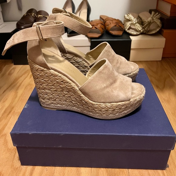 Stuart Weitzman Mojave Platform Wedge Sandals - Picture 5 of 14